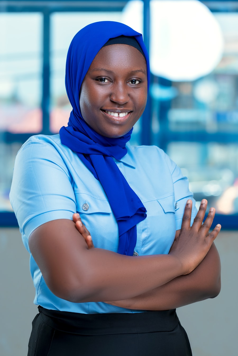A woman who has overcome her past and stepped into a new future